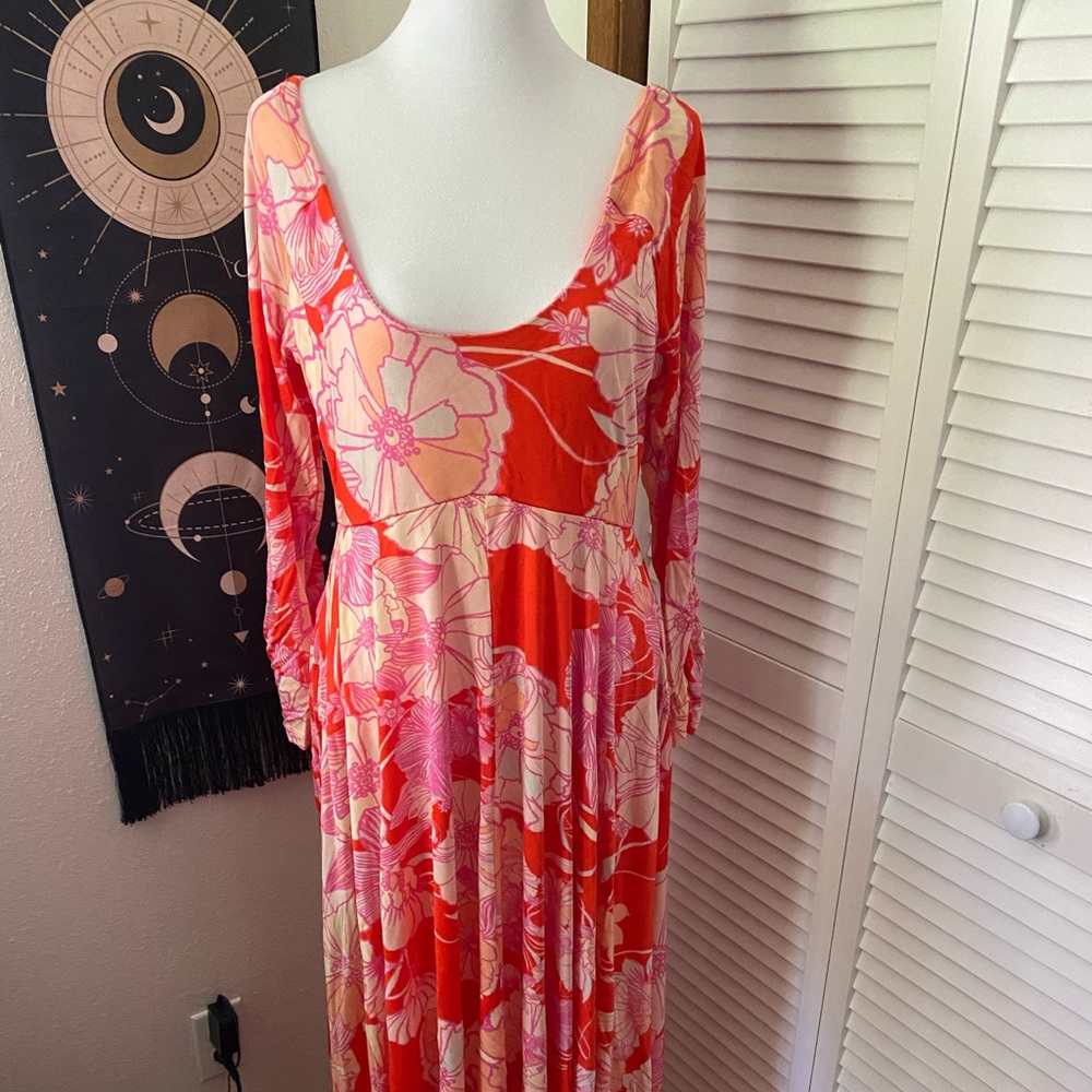 Free people dress - long maxi - full cover - size L